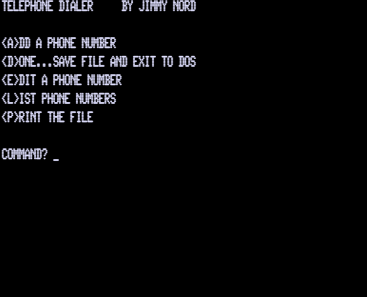 Screen shot